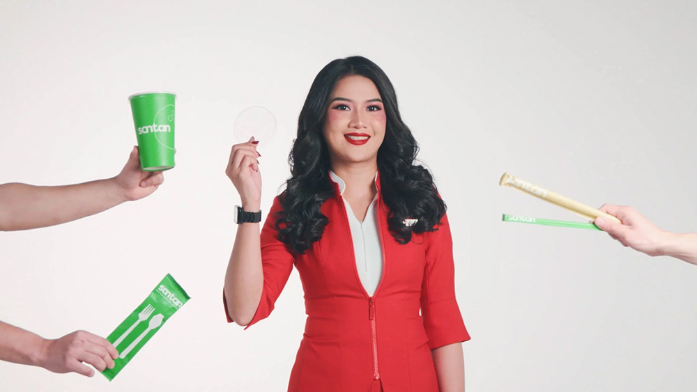 Santan Pioneers Eco-Friendly Inflight Dining